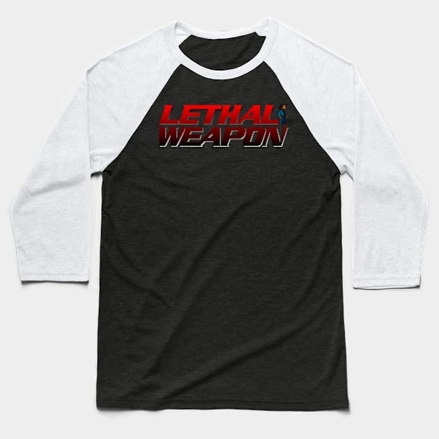 Lethal Weapon Baseball T-Shirt by iloveamiga